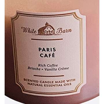 Paris Cafe 3 Wick Candle - Bath & Body Works