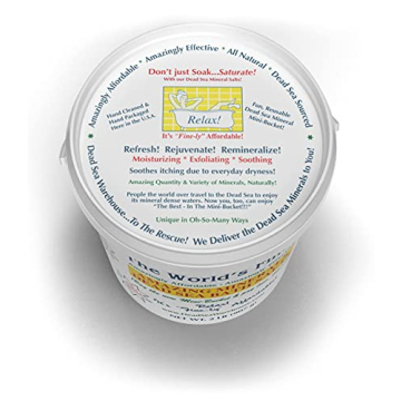 Natural Muscle Tension Relief Dead Sea Bath Salts 2 LBS