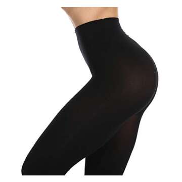 Frola Women's 80 Denier Comfortable Opaque Tights