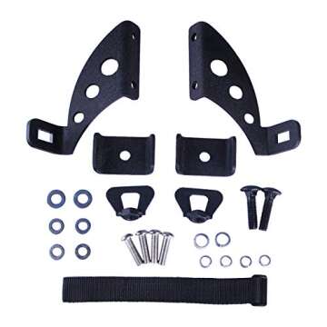 Omotor Hi Lift Jack Mount Hood Hinge/Door Hinge Bracket for Jeep Wrangler JK 2007-2018,Jeep Wrangler JL 2018-2021