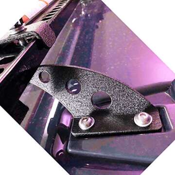 Omotor Hi Lift Jack Mount Hood Hinge/Door Hinge Bracket for Jeep Wrangler JK 2007-2018,Jeep Wrangler JL 2018-2021