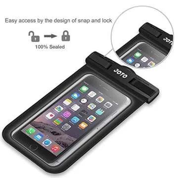 JOTO Waterproof Phone Pouch for iPhone and Galaxy - 4 Pack