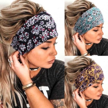 Aceorna Boho Headbands Wide Knot Hair Band Elastic Turban Head Band Stretch Twist Head Wraps Fashion...