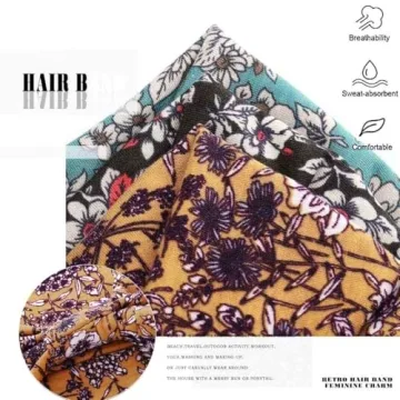 Aceorna Boho Headbands 3 Pcs Comfortable Hair Accessories