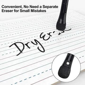 LivDeal Magnetic Dry Erase Markers - Fine Tip, Assorted Colors, 12 Pack, Low Odor Whiteboard markers for kids, Work On White board & Calendar, Refrigerator