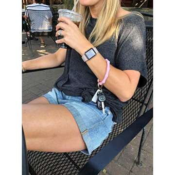 Hadley Mae Key Ring Bracelet for Ultimate Convenience