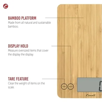Escali Arti Digital Food Scale for Precise Kitchen Measurements