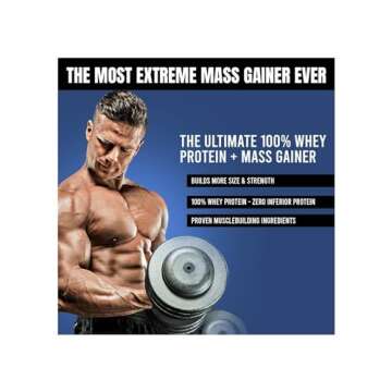 Mass Gainer Protein Powder | MuscleTech Mass-Tech Extreme 2000 | Muscle Builder Whey Protein Powder | Protein + Creatine + Carbs | Max-Protein Weight Gainer for Women & Men | Chocolate, 7 lbs