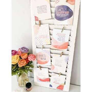 New Mama Affirmations - A Warm and Vibrant Deck of 20 Uplifting Postpartum Affirmation Cards to Supp...