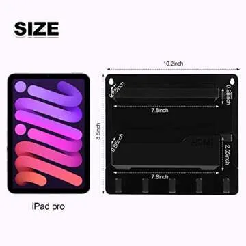 JUMEIHUI Wall Organizer - Stylish Bedside Shelf with Hooks