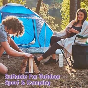 Luuttle Collapsible Travel Water Bottle Reusable White silicone Water Bottles for Traveling Camping Hiking Sports Gym Essentials FDA Authentication BPA Free 20oz