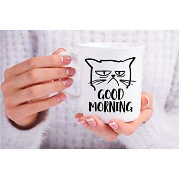 CBTwear Good Morning Grumpy Cat Mug 11oz - Great Gift
