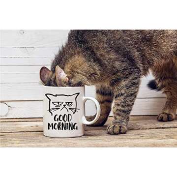 CBTwear Good Morning Grumpy Cat Mug 11oz - Great Gift