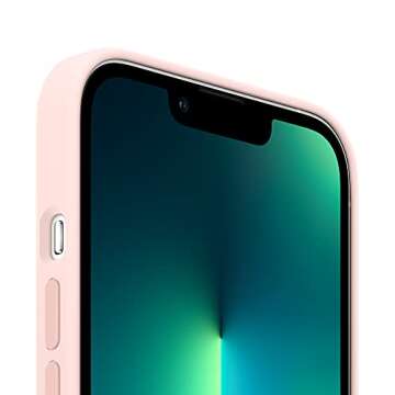 Apple iPhone 13 Pro Silicone Case with MagSafe – Chalk Pink