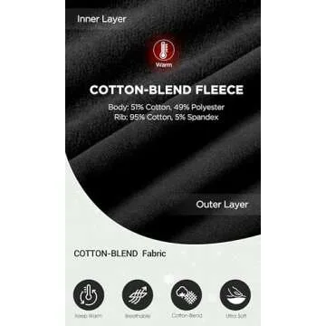 ODODOS Women's Fleece Lined Half Zip Sweatshirts Funnel Neck Long Sleeve Oversized Pullover Fall Winter Outfits, Black, Large