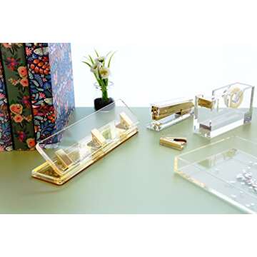 Stylish Acrylic EXPUTRAN 3 Hole Punch for Office Use