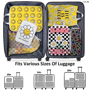 6 Compression Packing Cubes for Stylish Travel Organization