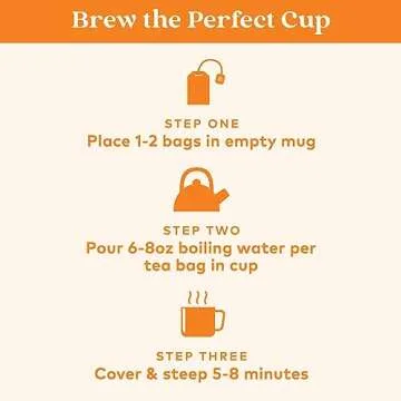 ORGANIC INDIA Tulsi Turmeric Ginger Tea Bags - Herbal Tea, Stress Relieving & Harmonizing, Immune Support, Healthy Inflammatory Response, Aids Digestion, Caffeine-Free - 18 Infusion Bags, 1 Pack