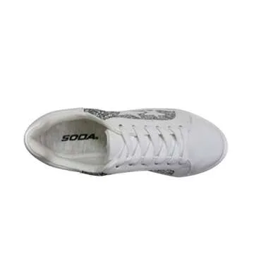 Soda Wander Lace-up Glitter Sneakers for Ultimate Comfort