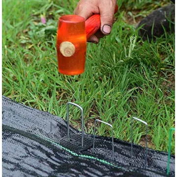 100 Pack Landscape Staples for Strong Garden Support