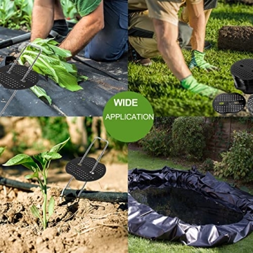 100 Pack Landscape Staples for Strong Garden Support