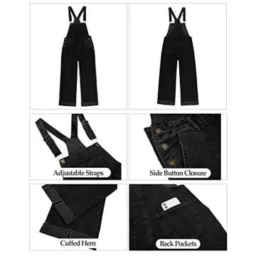Vetinee Women's Denim Overalls - Stylish & Comfortable Jumpsuits