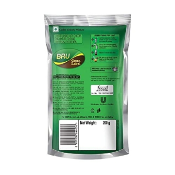 BRU Green Label Coffee 200g - Rich Aroma & Flavor