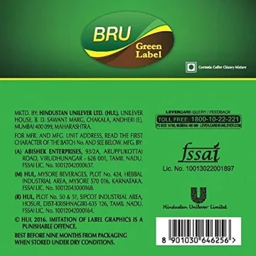 BRU Green Label Coffee 200g - Rich Aroma & Flavor