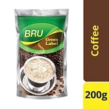 BRU Green Label Coffee 200g - Rich Aroma & Flavor