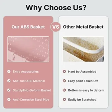 E&D Furniture 3-Tier Rolling Storage Cart - Chic Organization