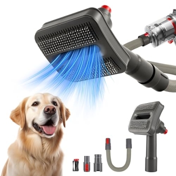 Dyson Grooming Kit: Pet Hair Vacuum Attachment with Brush for Dog Shedding and Self-Cleaning, Compat...