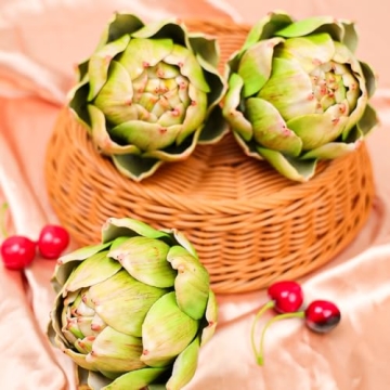 Meiwlong Realistic Faux Artichokes for Home Decor