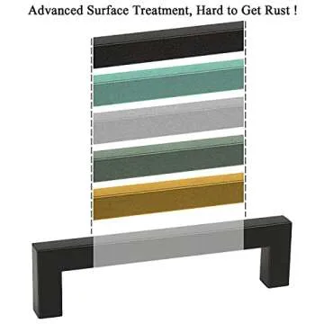 homdiy 30 Pack 3 Inch Black Cabinet Pulls Square Black Drawer Handles - Matte Black Kitchen Cabinet Hardware Bar Handles for Cabinets,Cupboard,Bathroom