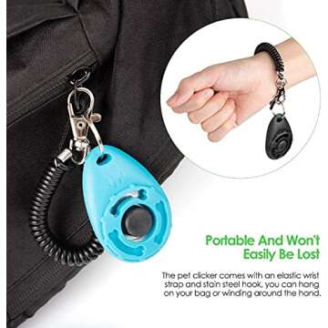 Smagiv Pet Training Clickers - Effective for Dogs and Cats