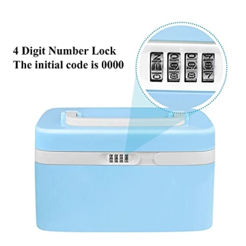 eoere Medicine Box with Lock - Child Safety Storage Solution