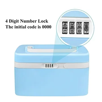 eoere Medicine Box with Lock - Child Safety Storage Solution