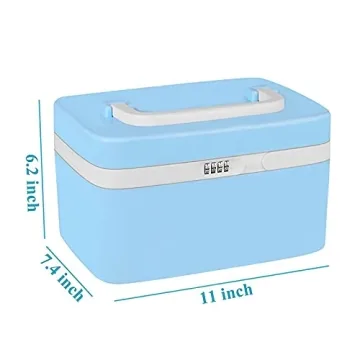 eoere Medicine Box with Lock - Child Safety Storage Solution