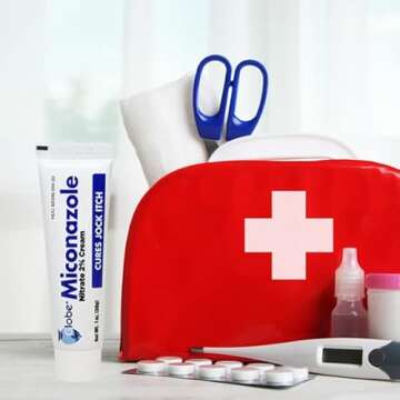 Globe Miconazole Nitrate 2% Antifungal Cream 1 oz, Cures Most Athletes Foot, Jock Itch, Ringworm and More. Compare to the Leading Name Brand