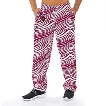Zubaz NFL Men's Classic Zebra Print Arizona Cardinals Pants - Comfy & Stylish