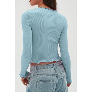 CHYRII Womens Long Sleeve Tops - Stylish Comfort for Fall