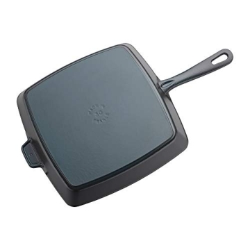 Staub 12" Cast Iron Grill Pan - Premium Cooking Essentials