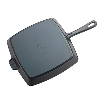 Staub 12" Cast Iron Grill Pan - Premium Cooking Essentials