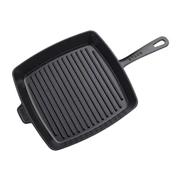 Staub 12" Cast Iron Grill Pan - Premium Cooking Essentials
