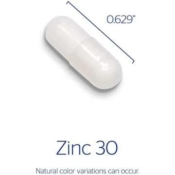 Pure encapsulations Zinc 30 Milligrams 60 Capsules (Pack of 3)