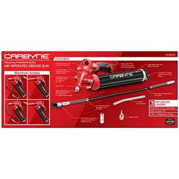 Carbyne Pneumatic Grease Gun - Automatic Greasing Made Easy