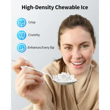 SenCre Nugget Ice Maker Countertop - Portable, 5-Minute Ice Maker for Home, Office, Party, and Large...