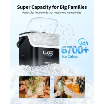 SenCre Nugget Ice Maker - 5 Mins for 40lbs Daily