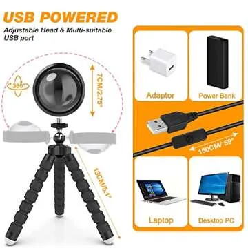 QUIGO Sunset Lamp - App Controlled Color Changing Light