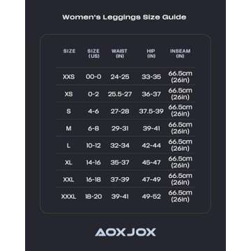 Aoxjox High Waisted Yoga Pants - Soft & Stylish Leggings