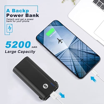 SHINIC Portable Handheld Fan with Power Bank and 20 Hour Runtime